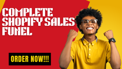 I Will Set Up a Complete Sales Funnel and Shopify Marketing to Boost Your Shopify Sales