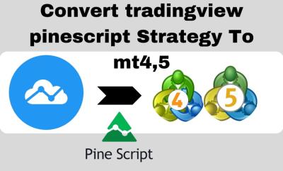 I Will Convert TradingView Pine Script Strategy to MT4, MT5