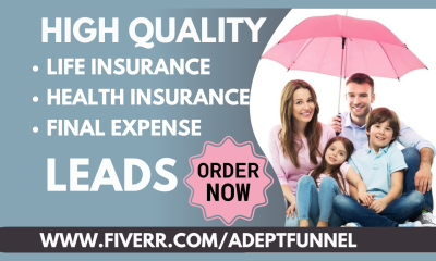 Generate Life Insurance, Health Insurance, Final Expense, and Homeowner Insurance Leads