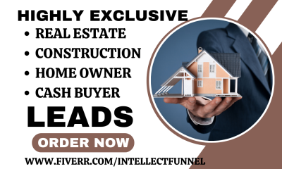 Generate Real Estate Construction Home Owner Cash Buyer Probate Leads