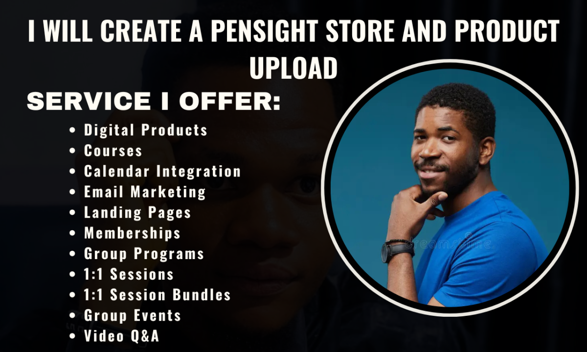 Create a Pensight Store and Product Upload