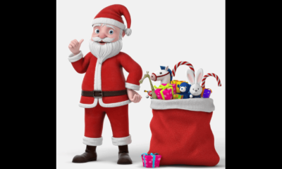 I Will Create 3D Christmas Animations and Santa Claus Animation for Your Holiday Cards