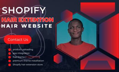 I Will Build a Shopify Hair Extension Website for Your Business