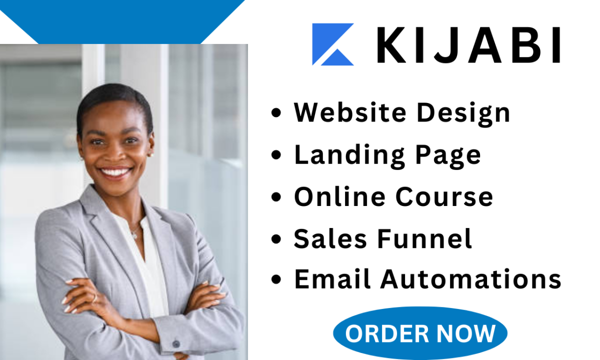 I Will Set Up Your Kijabi Online Course, Design Your Kijabi Website, and Build Your Kijabi Sales Funnel