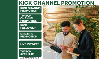 I Will Boost Your Kick Live Stream Channel Growth and Followers