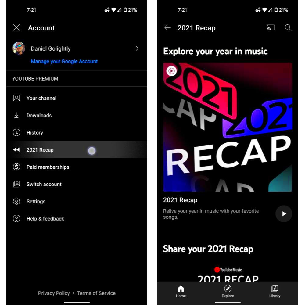 Heres How To Find Your YouTube Music YearInReview Recap 2021