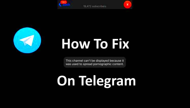 Fix This channel cannot be displayed on Telegram