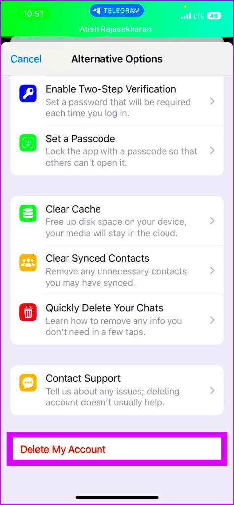 How to Delete Telegram Account 2 Quick Ways  Guiding Tech