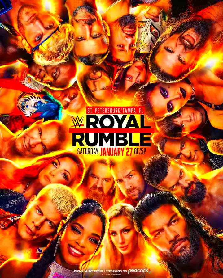 WWE Royal Rumble 2024 cmo ver a qu hora comienza cules son las luchas