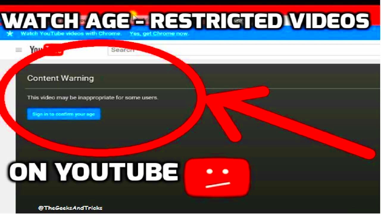 How to Watch AGERestricted videos on youtube without Signin  YouTube