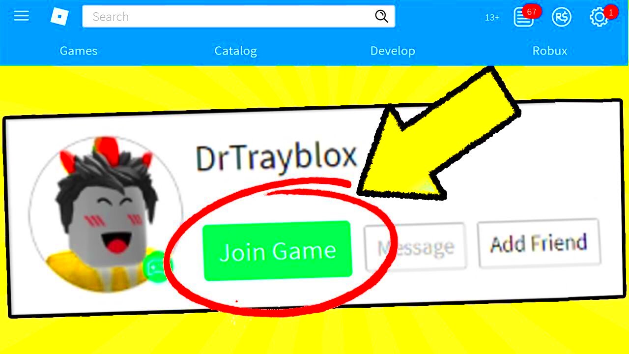 HOW TO JOIN ANY YOUTUBERS ROBLOX GAME  YouTube