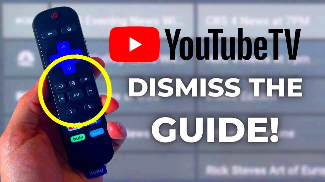 How to Quickly Return to Live TV From the YouTube TV Guide  YouTube