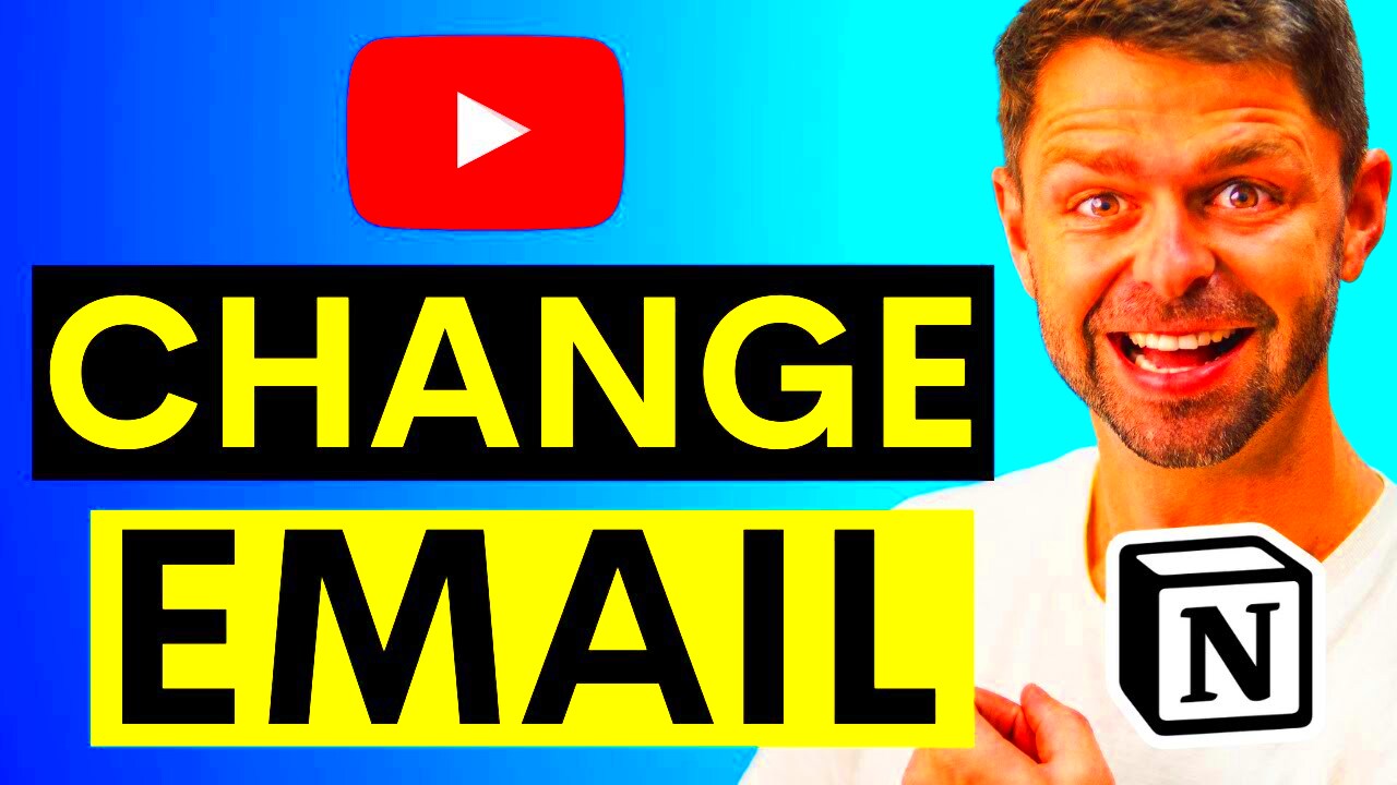 How to Change Email on your YouTube Account 2024  YouTube