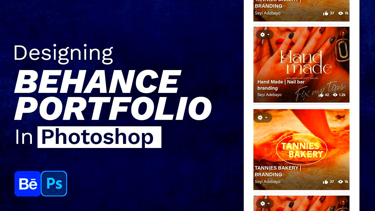 How to Design a Behance Portfolio in Photoshop Your StepbyStep Guide 