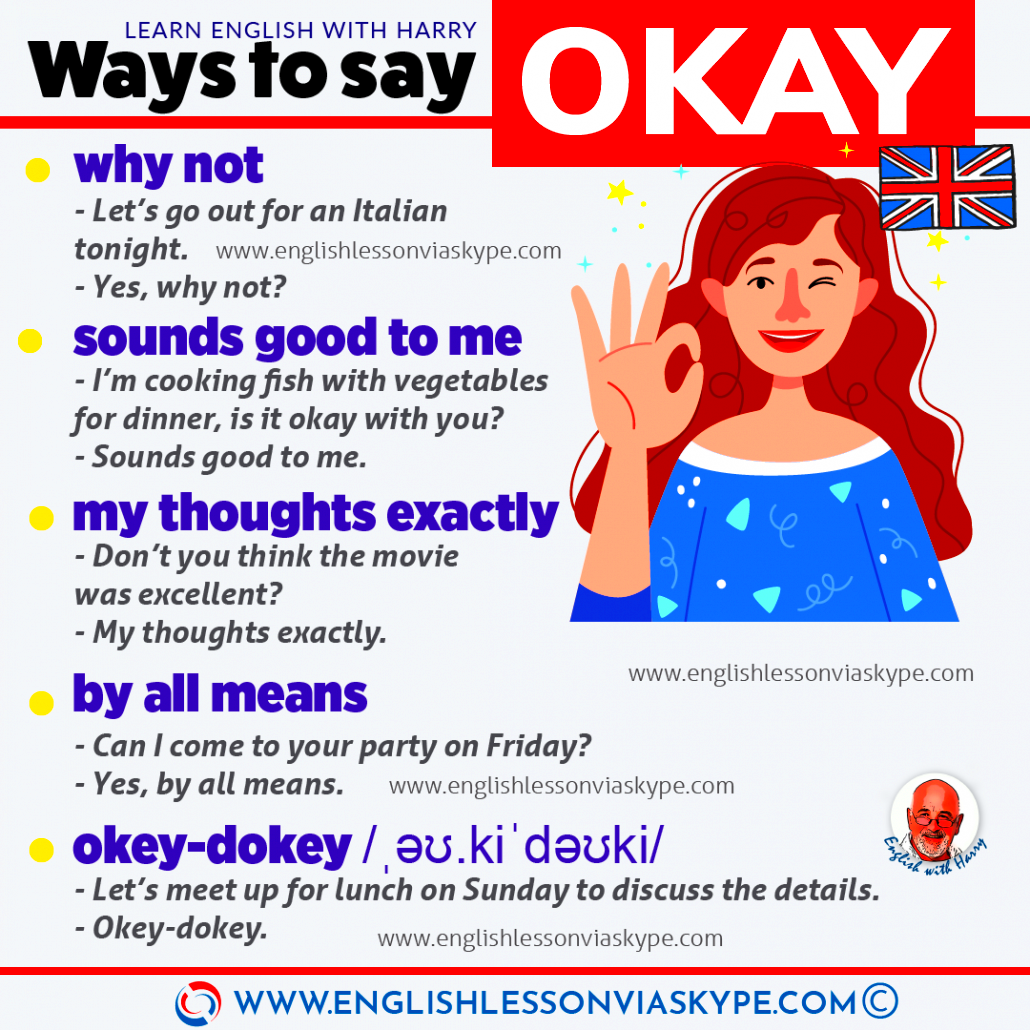 Other Ways to Say Okay in English  Learn English with Harry 