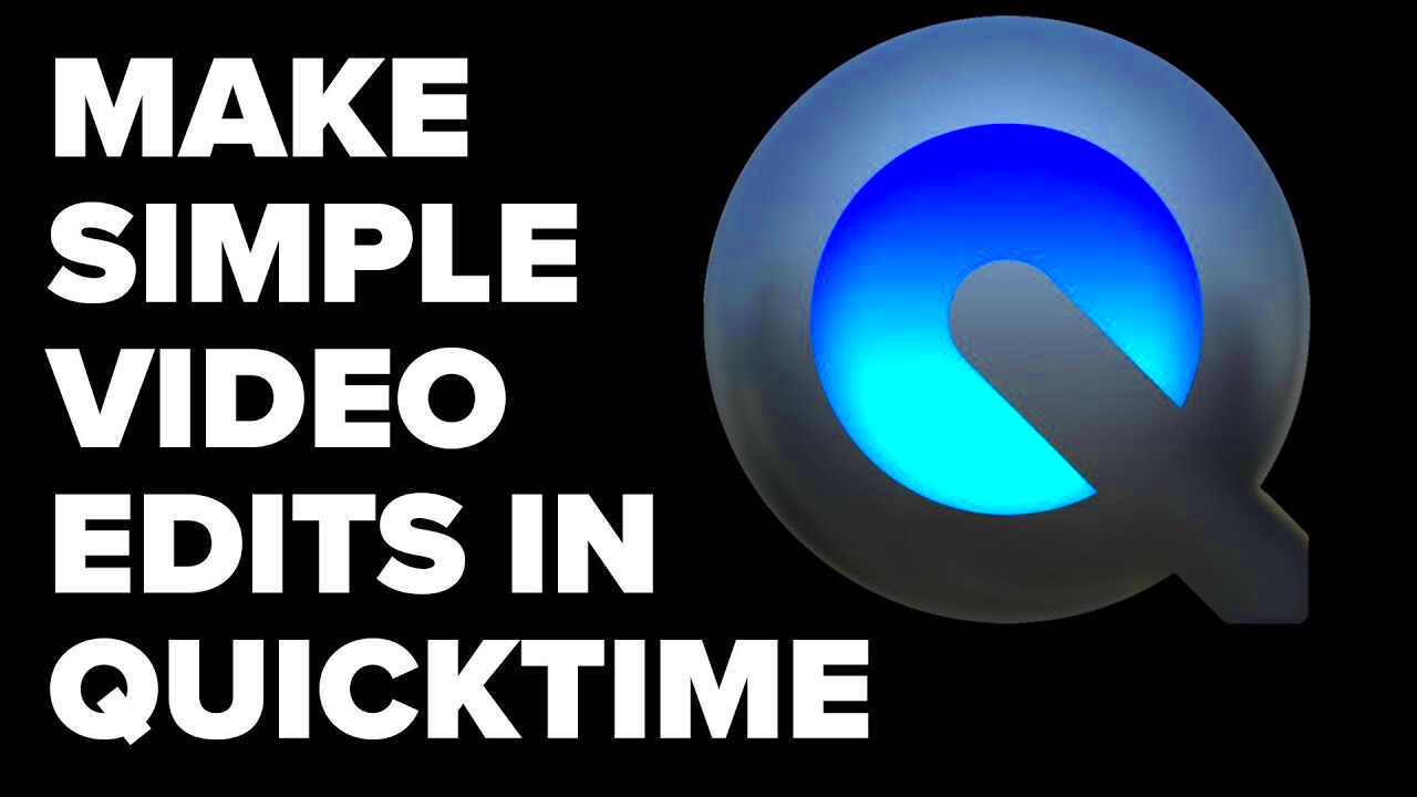 How to Edit Videos in Quicktime  YouTube