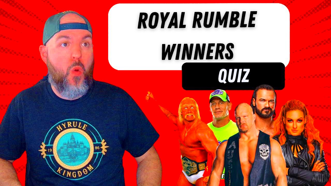 Can I Name EVERY ROYAL RUMBLE WINNER WWE QUIZ gaming fyp fyp  