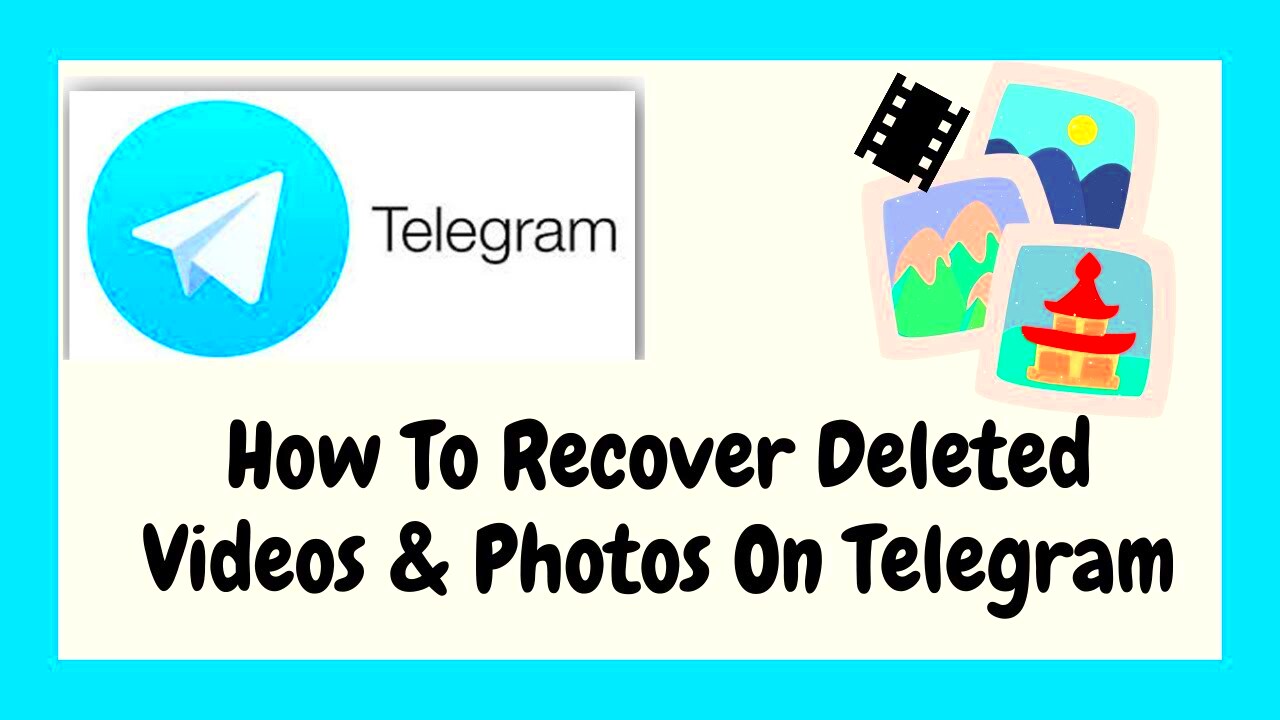 How To Recover Deleted Videos  Photos On Telegram  YouTube