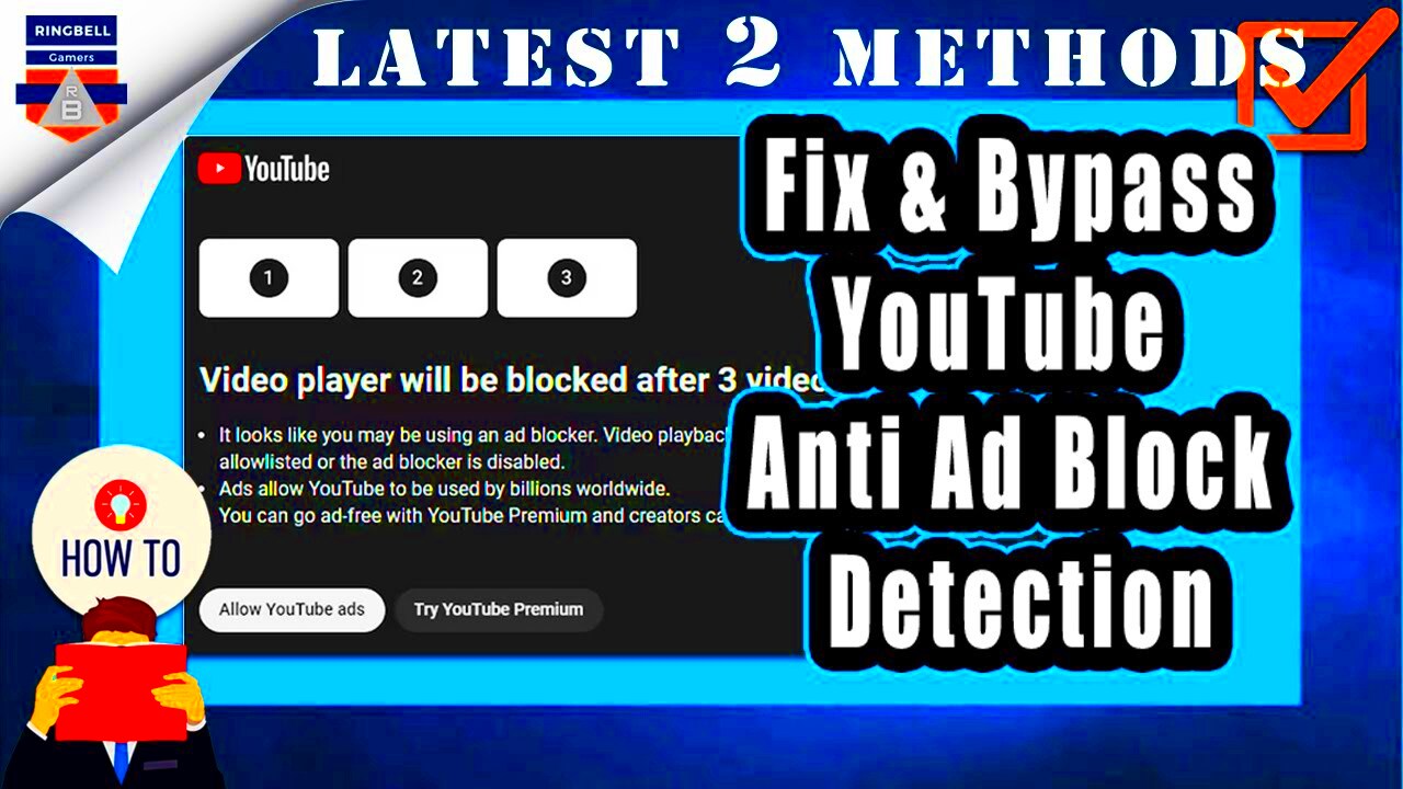 How to Bypass YouTube Anti Ad Block Detection  How to watch youtube 