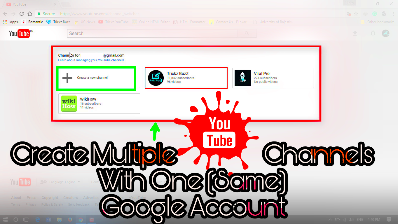 How to Create Multiple YouTube Channel With One Email Address  Tech 