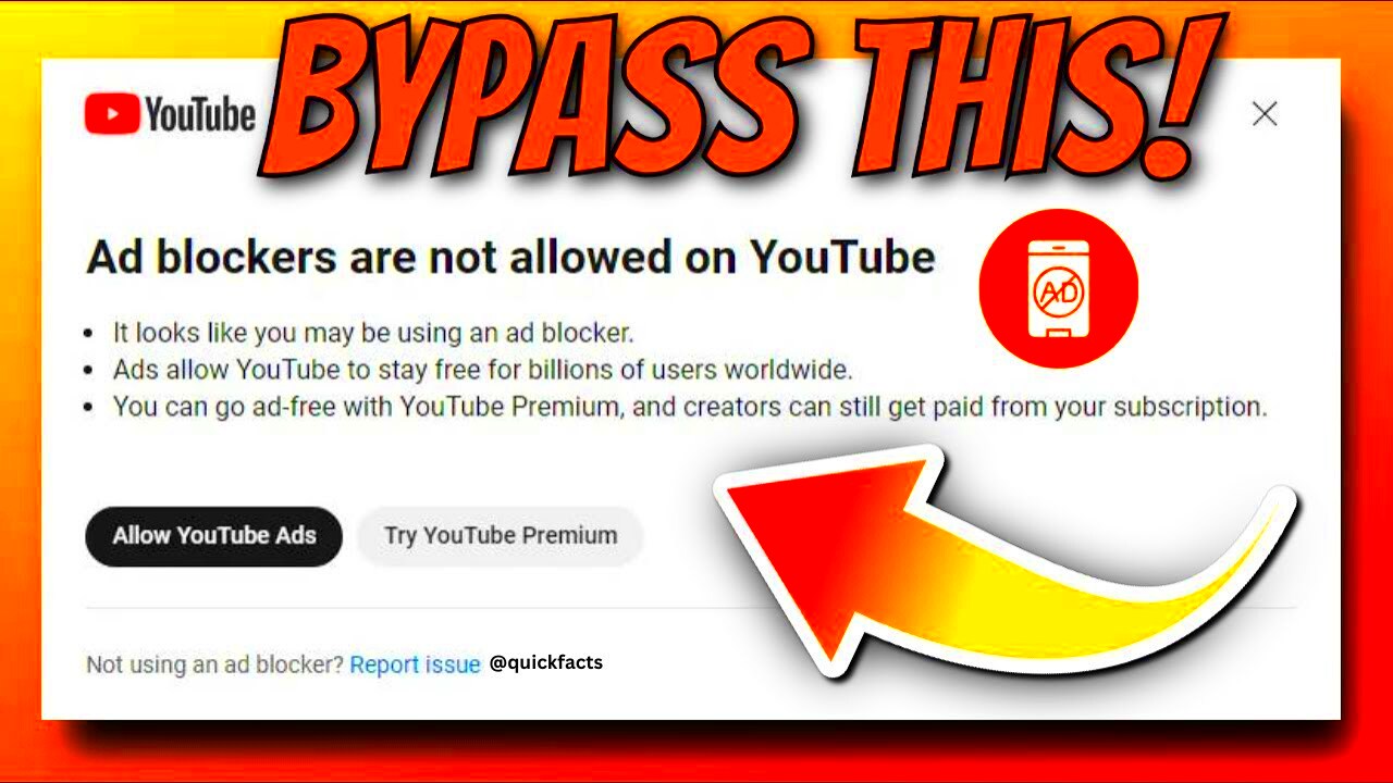 How to Bypass  Fix YouTube Anti Ad Block Detection  YouTube