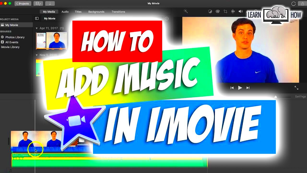 How to Add Music to iMovie  YouTube