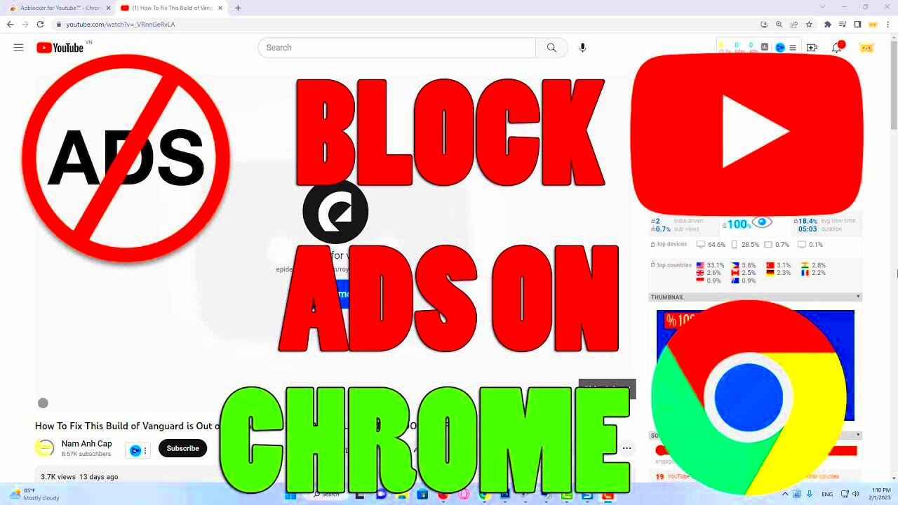 How To Block YouTube ADS on Chrome in 2023  YouTube