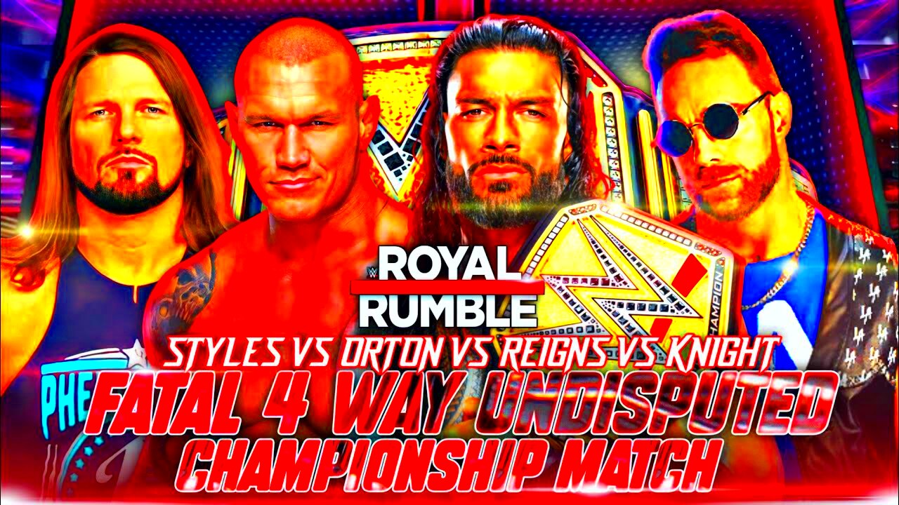 Huge Fatal 4Way UNDISPUTED Title Match At Royal Rumble 2024 CM 