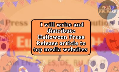 I Will Write and Distribute Halloween Press Release Article to Top Media Websites