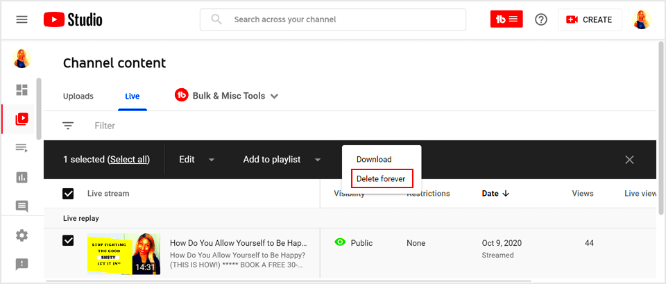 How to Delete a Live Stream on YouTube  The Complete Guide