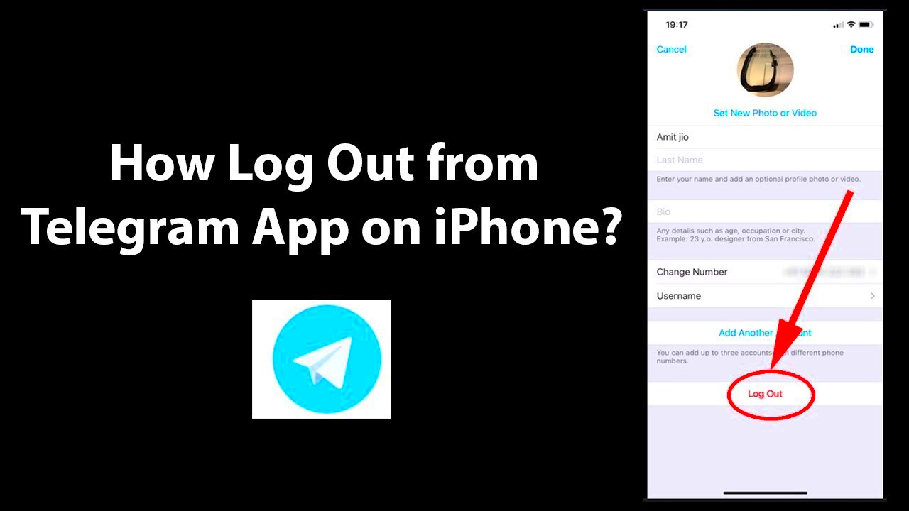 How to Log Out from Telegram App on iPhone  YouTube