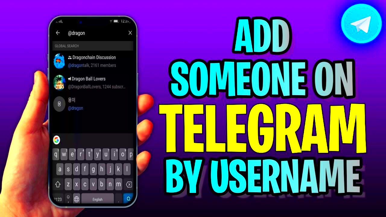 How To ADD Someone On Telegram By Username 2023 Update  YouTube