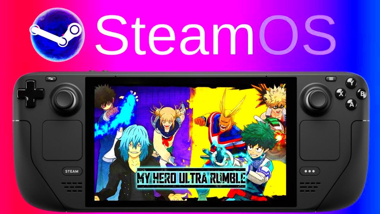 My Hero Ultra Rumble Open Beta PS5 Remote Play Chiaki  Steam Deck 