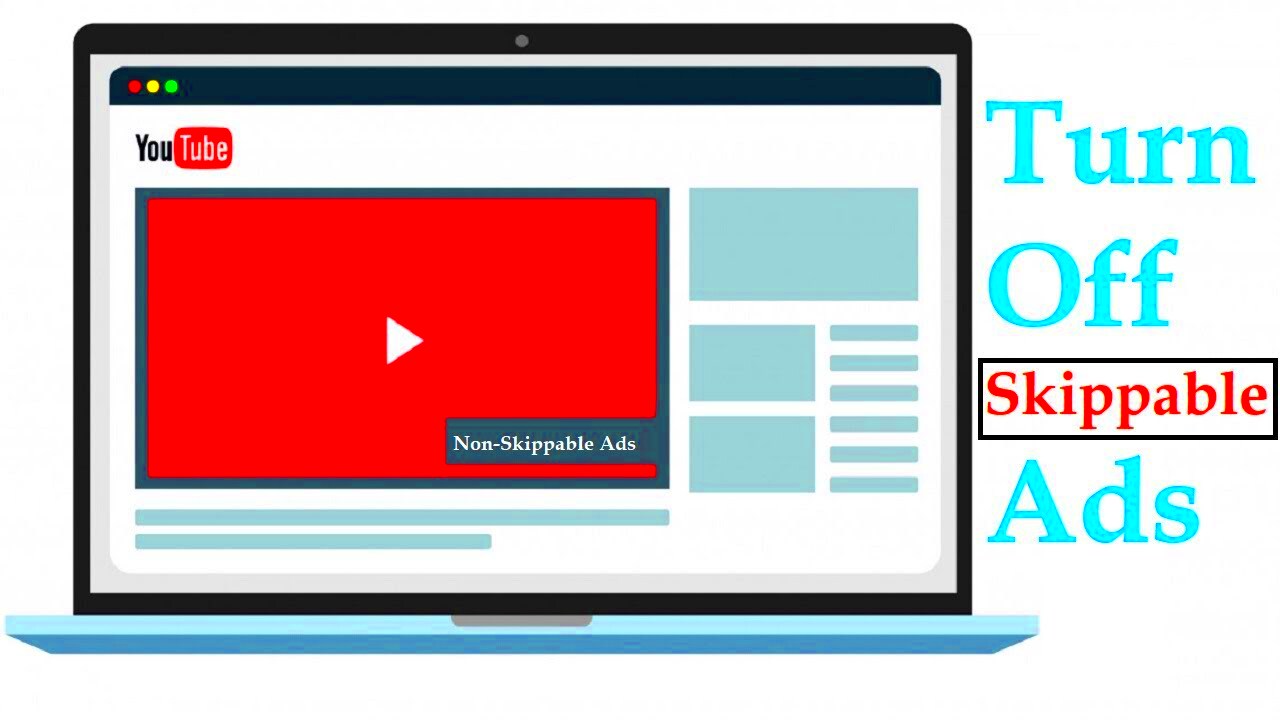 How to Enable non skippable ads on YouTube  How to Turn off non 