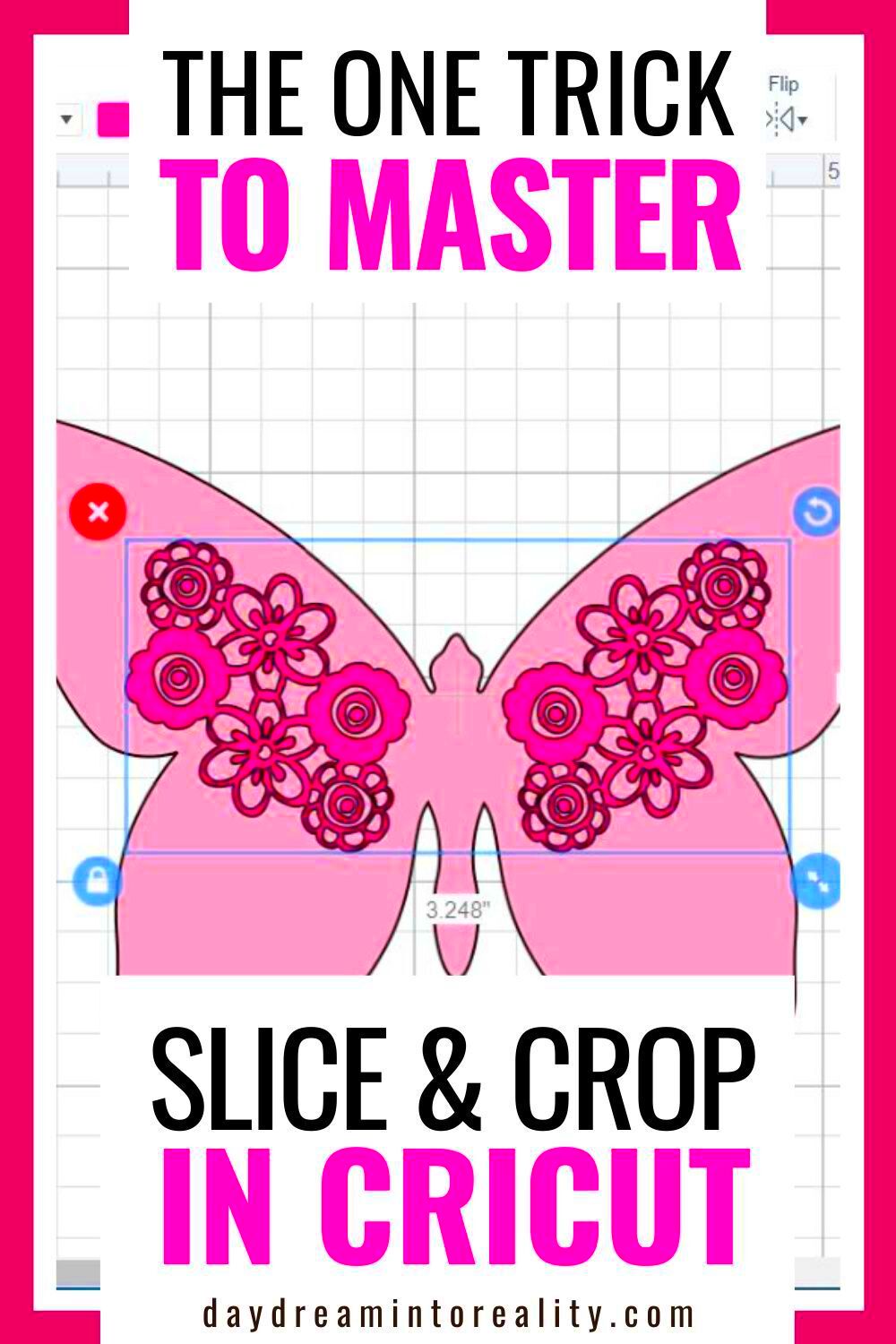 How to Slice in Cricut Design Space  Crop CutOuts Tips  Tricks 