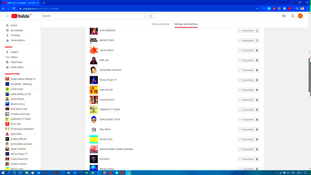 How To View All of your YouTube Subscriptions  YouTube