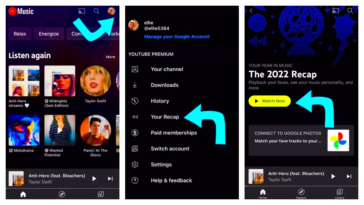 How to See Your YouTube Music Recap 2022  Followchain