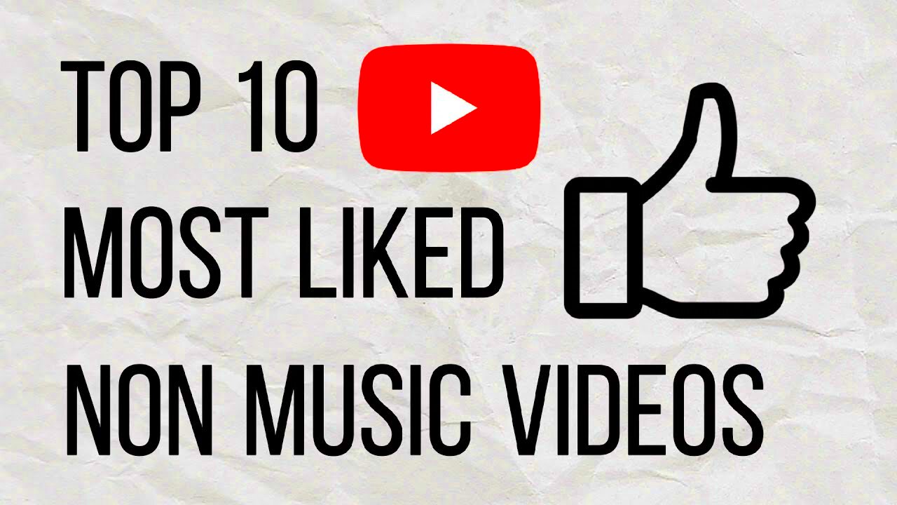 Most Liked Non Music Videos On Youtube July 2021  YouTube