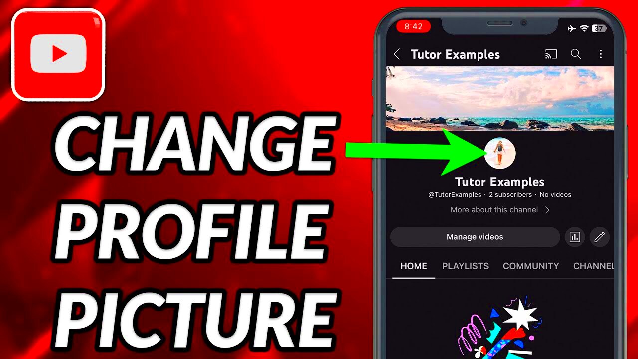 How To Change YouTube Profile Picture On iPhone  YouTube