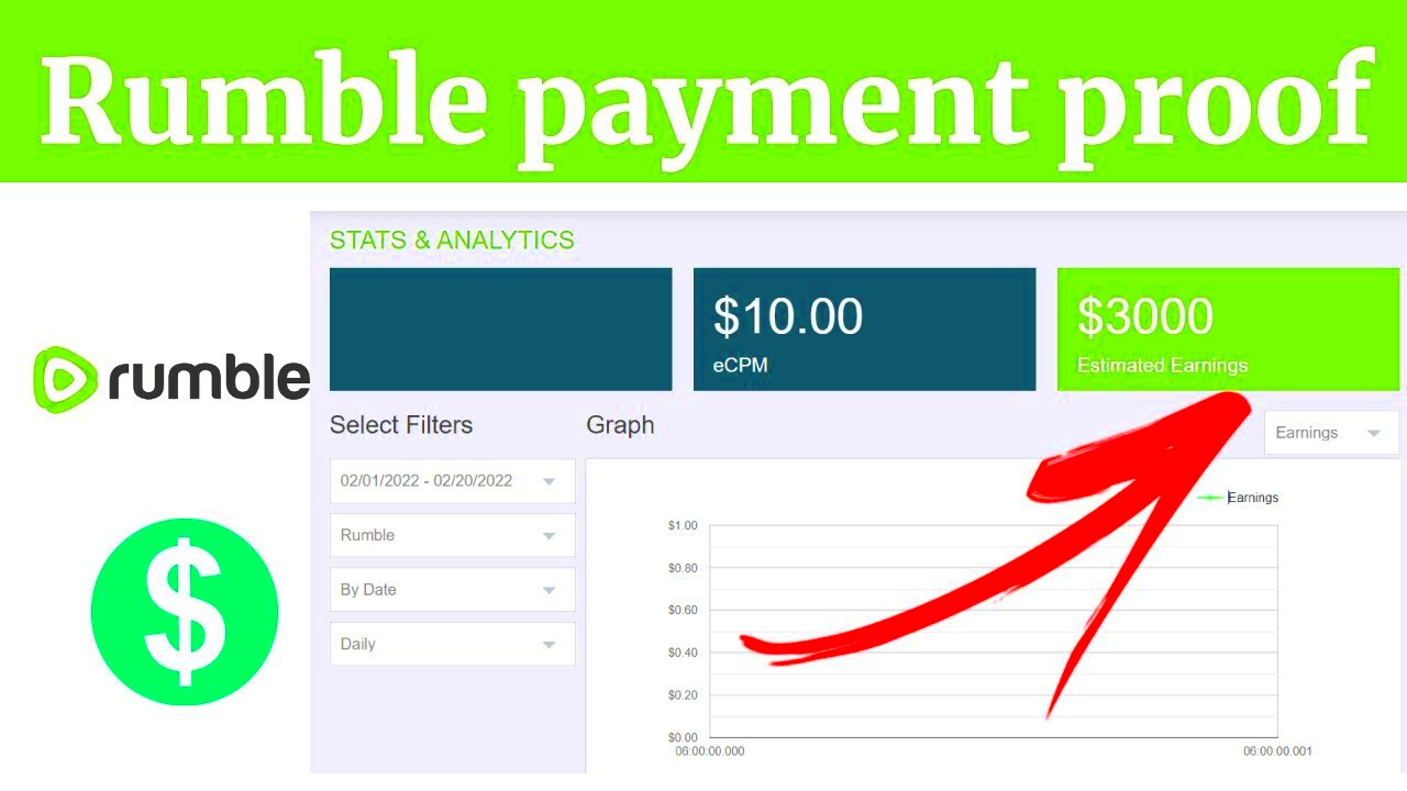 rumble payment proof  rumble earn money payment proof  rumble video 