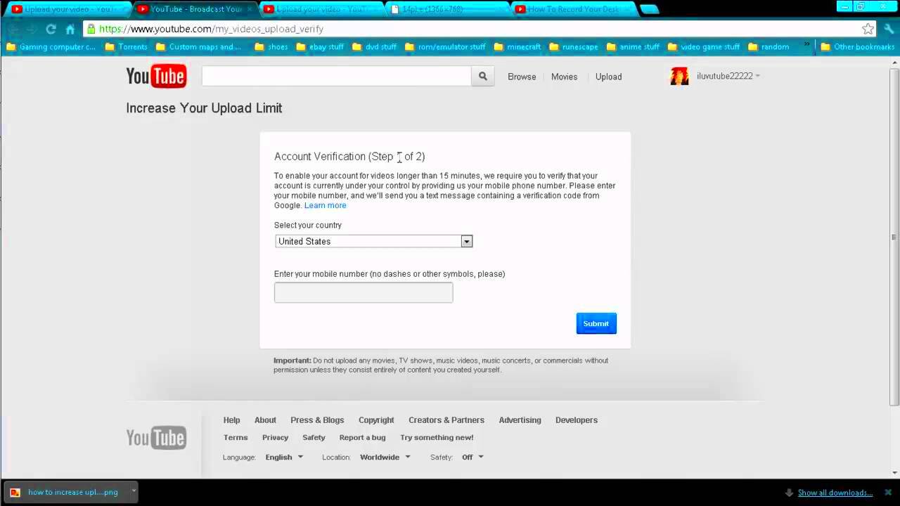 How To Increase Your Upload Limit On Youtube  YouTube