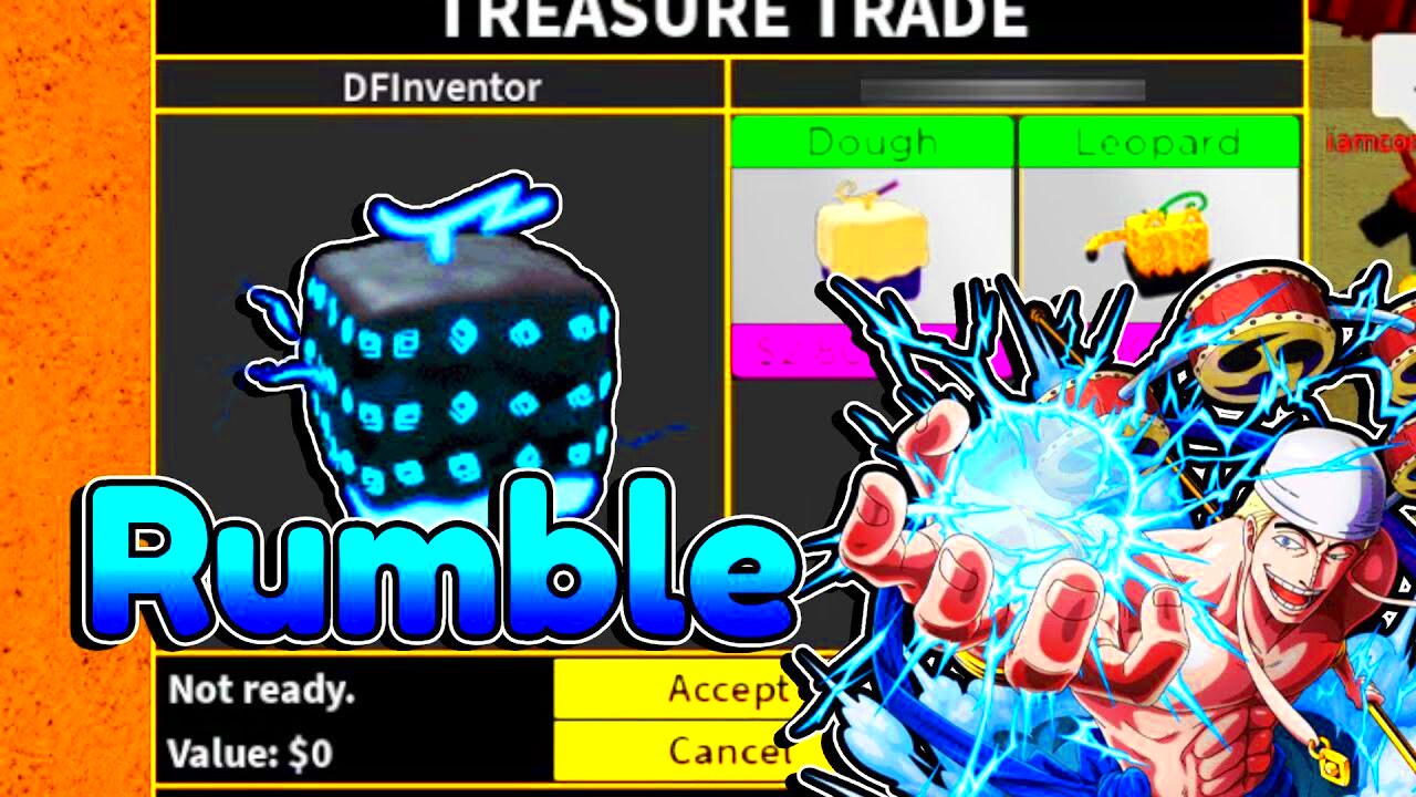  What do PEOPLE trade for a RUMBLE FRUIT in Blox Fruits   YouTube