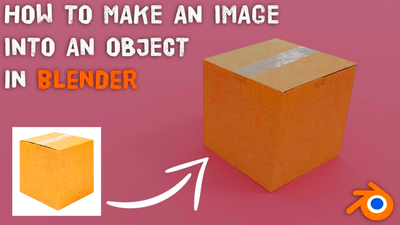 How To Make an Image Into an Object In Blender  YouTube