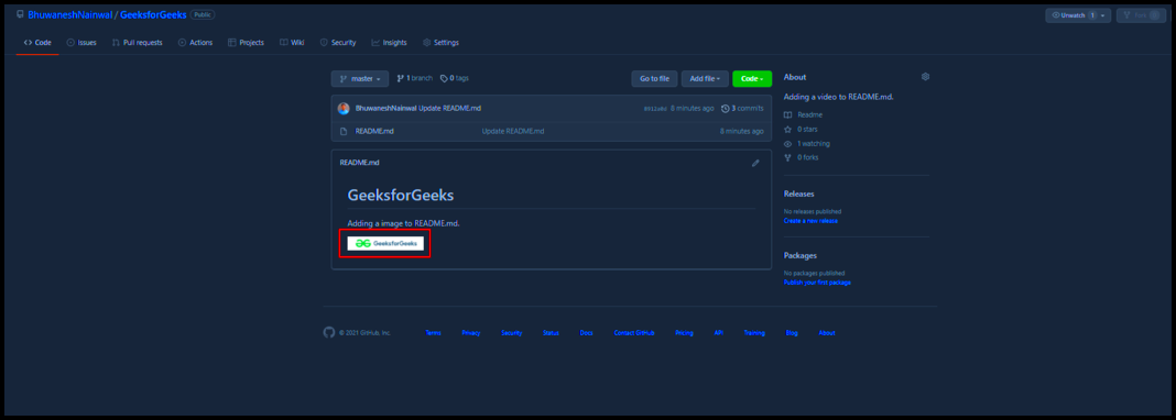 How to Add Images on README md File in a GitHub Repository From the 