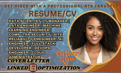 I Will Write Professional Resumes for Data Scientists, IT Managers, AI Engineers, and Software Developers