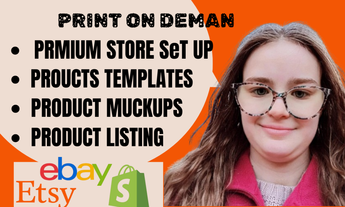 Setup Your Etsy Premium Shop, Optimize Etsy Product Listings, SEO, and Print on Demand