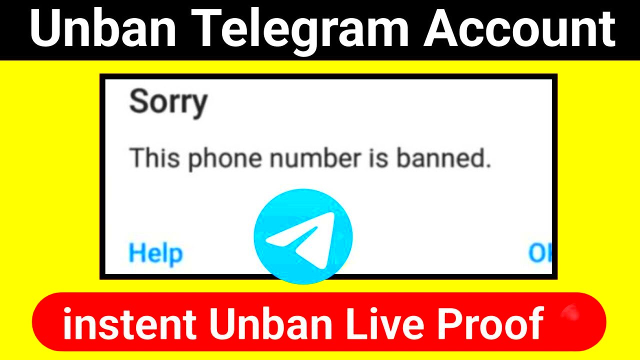 How To Unban Telegram Number  Telegram number banned Solution This 