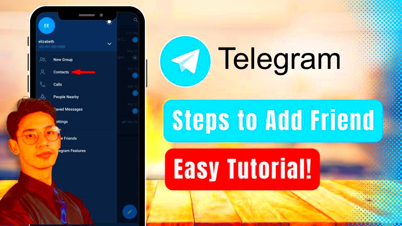 How to Add Friend in Telegram   YouTube