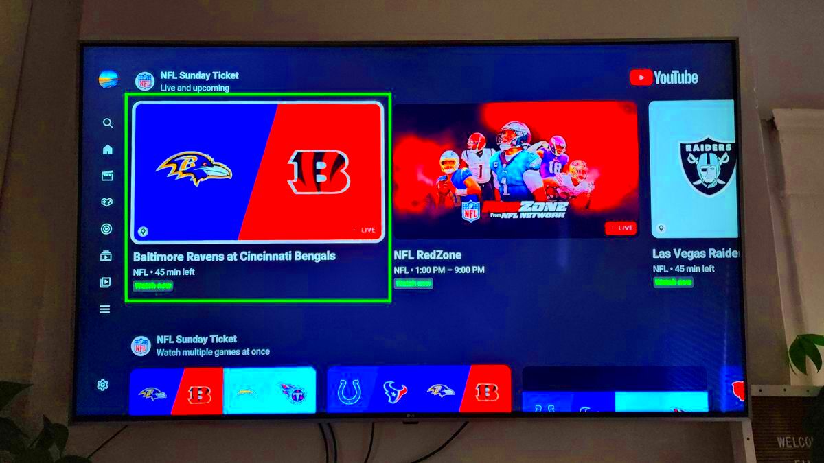 How to use multiview with NFL Sunday Ticket on YouTube and YouTube TV 