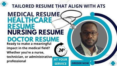 I Will Write Medical Resume, Nurse Practitioner Healthcare Resume